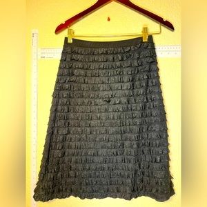 Janeric Women’s Skirt Black Tiered Ruffle size S